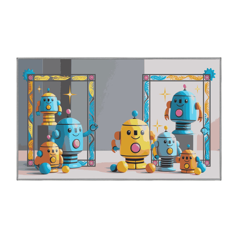Tapis pour enfants East Urban Home, Rectangulaire 8 pi x 12 pi