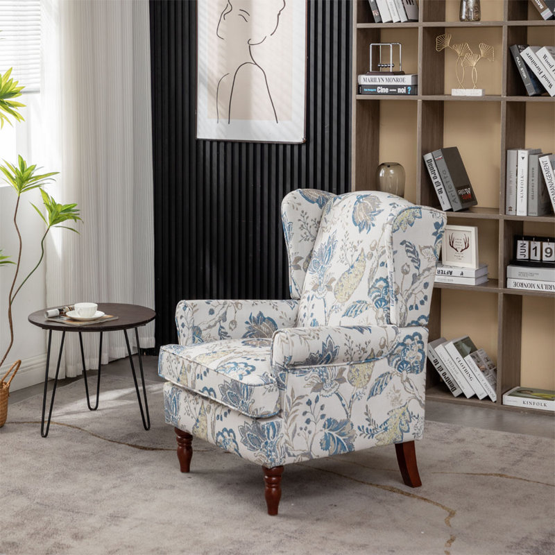 Upholstered Fabric Armchair