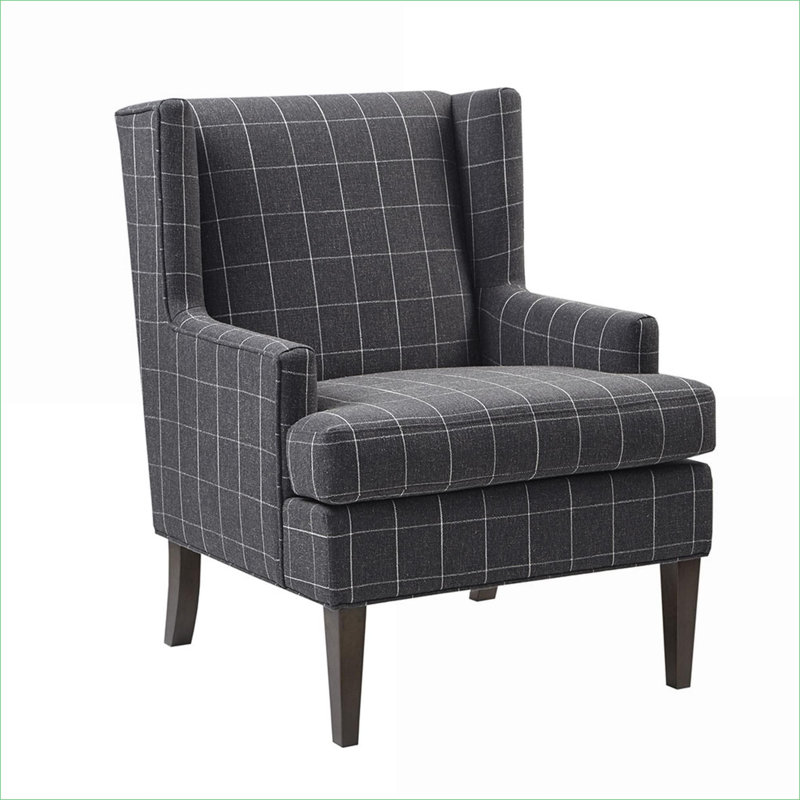 Chaise d'appoint rembourrée pour adultes Decker, siège d'appoint moderne pour le bureau de la chambre à coucher du salon