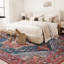 Tapis à motif floral lavable Fillender-111989229