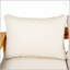 Causeuse d'extérieur en bois d'acacia Terassi avec coussins confortables et conception durable pour le patio et le balcon