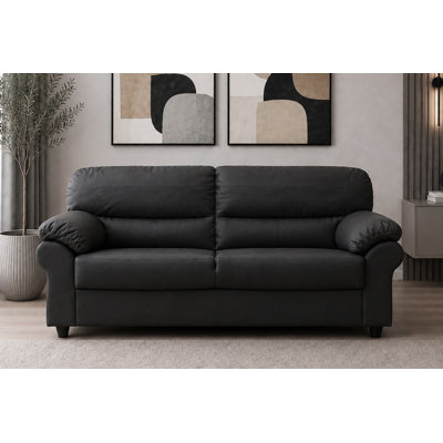 Jantzen 3 Seater Sofa Faux Leather