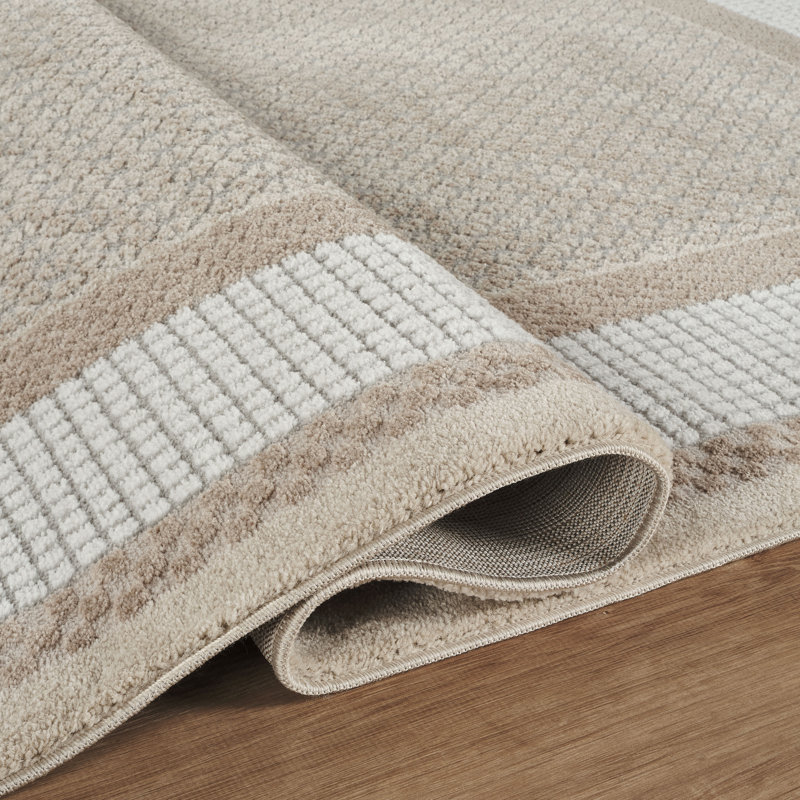 Tapis beige Whitney, Beige/gris, 8 pi 9 po x 11 pi 10 po