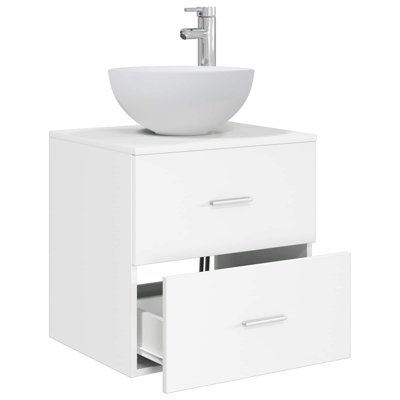 Single Bathroom Vanity with Ceramic Basin