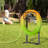 Garden Hose Holder Heavy-Duty Freestanding Metal Stand,Holds 150FT Hose,Stable 4-Spike Base