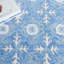 Tapis en laine / coton touffeté à la main ébène en bleu / ivoire-95854510