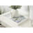 13"x19" Decorative Wood Ottoman/Coffee Table Tray featuring 'Intuition Blue and Tan'