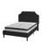 Aluino Tufted Platform Bed with 10 Inch Pocket Spring Mattress-863354463-863354457