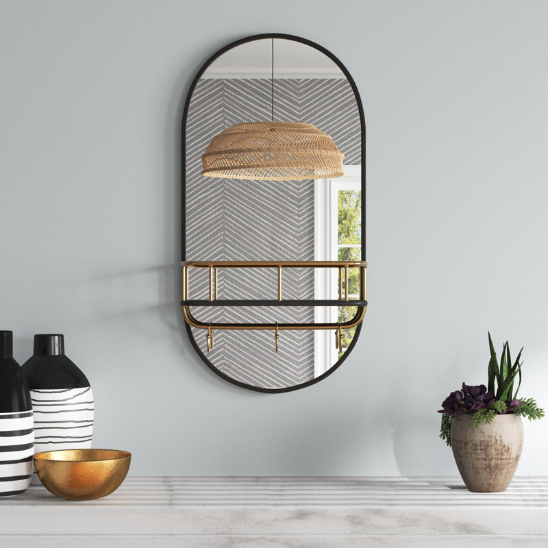 Starkey Solid Wood Oval Wall Mirror