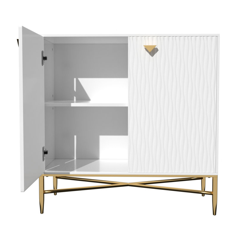Armoire d'appoint 2 portes, Blanc