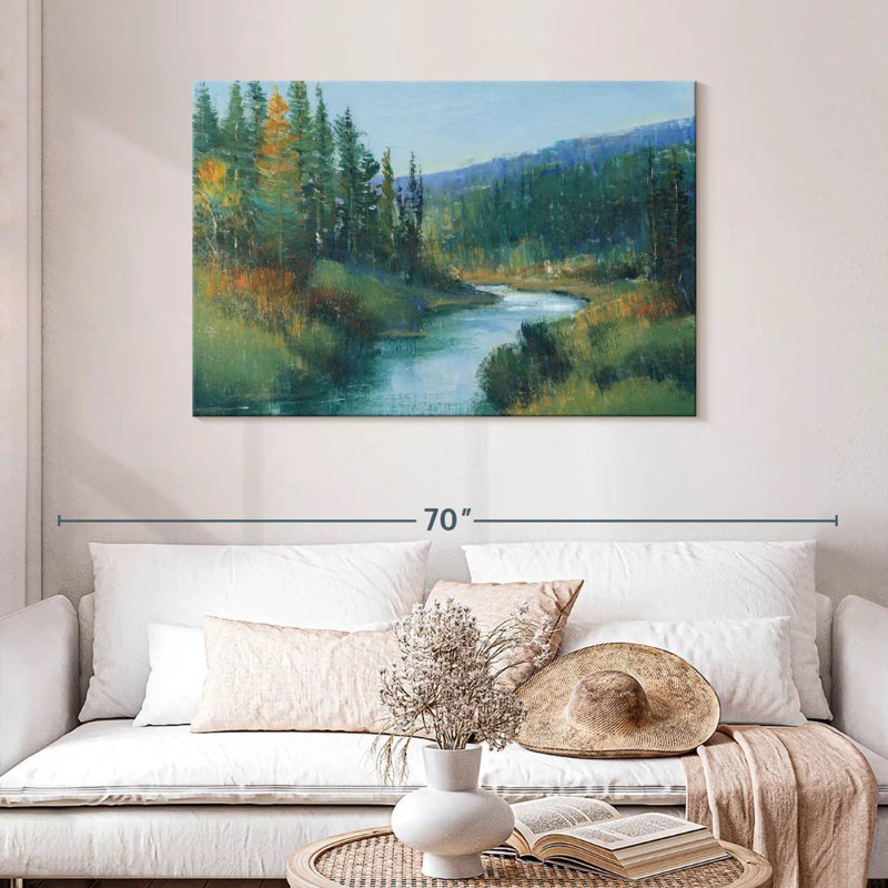 Alvord Trout Stream I, H 30 po x l 45 po