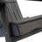 Rustic Dark Gray Folding Chair - Wood For Outdoor Area Gray, Use-113847040