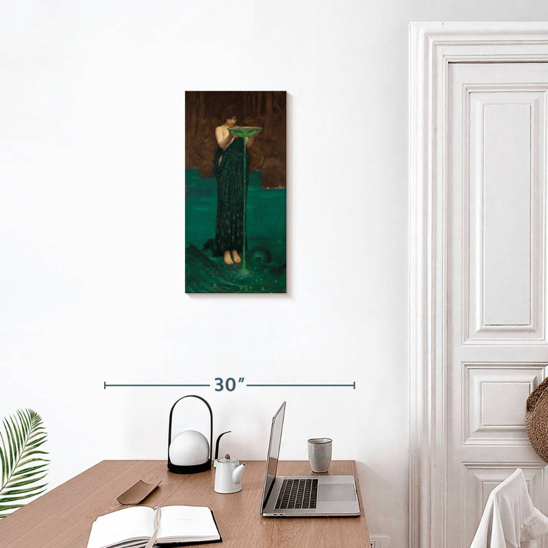 Circe Invidiosa, 24" H x 12" W