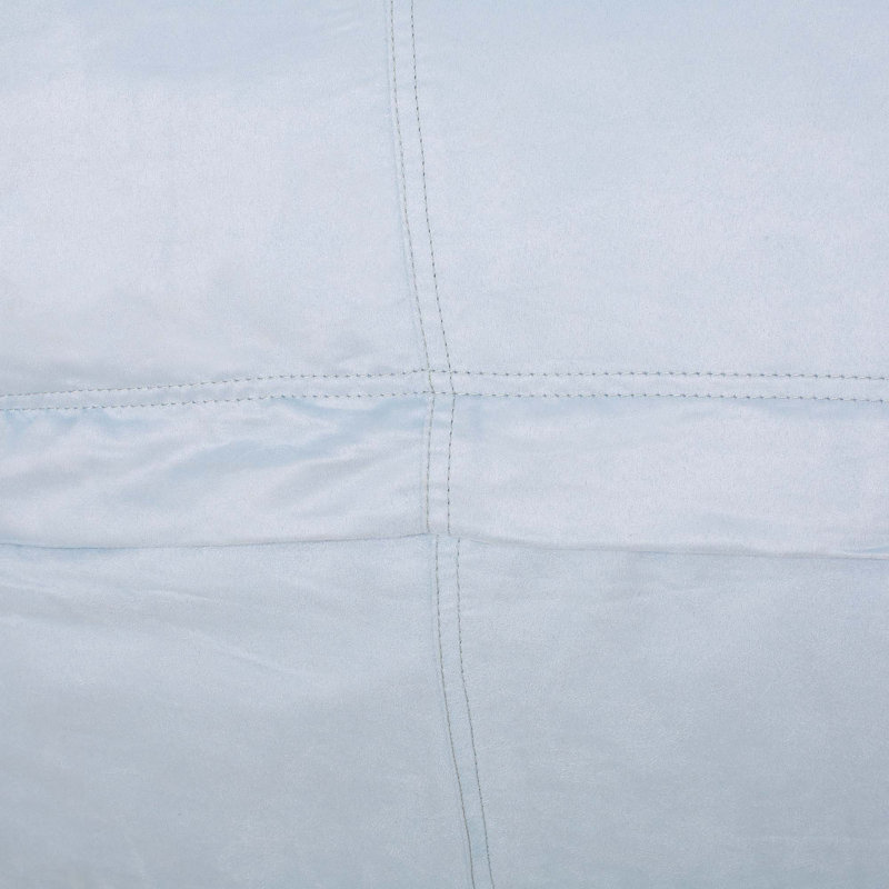 Comfortable Suede Bean Bag for Relaxation and Stylish Décor, Seafoam Microfiber, 34" H x 84" W x 48" D