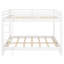 Lit superposé en bois traditionnel avec échelle-129390982