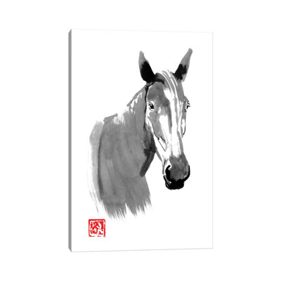 Horse Head by Péchane - Painting on Canvas
