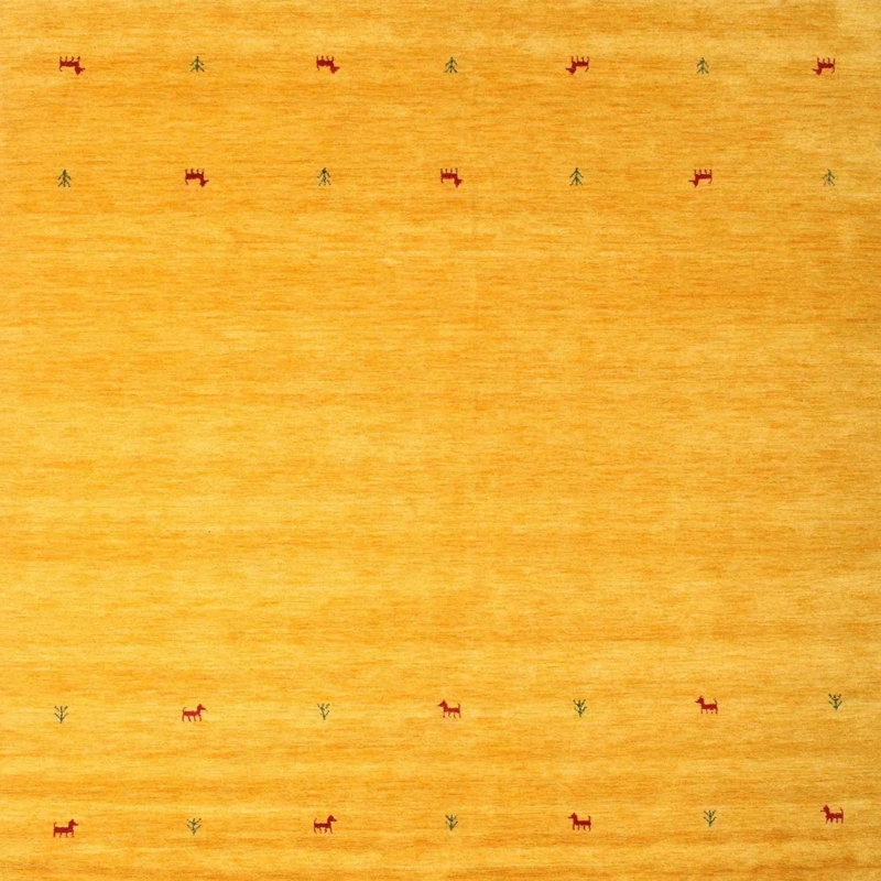 Gelincik Indoor Rug, Square 5'