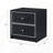 Black & Silver Accent Table with Diverse Practical Usage Features