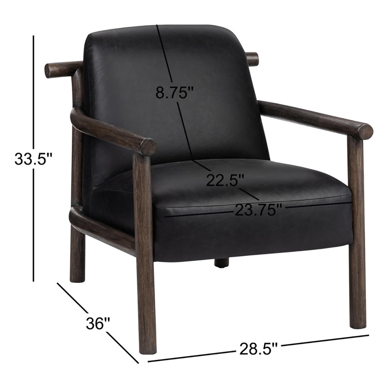 Azoria Leather Armchair