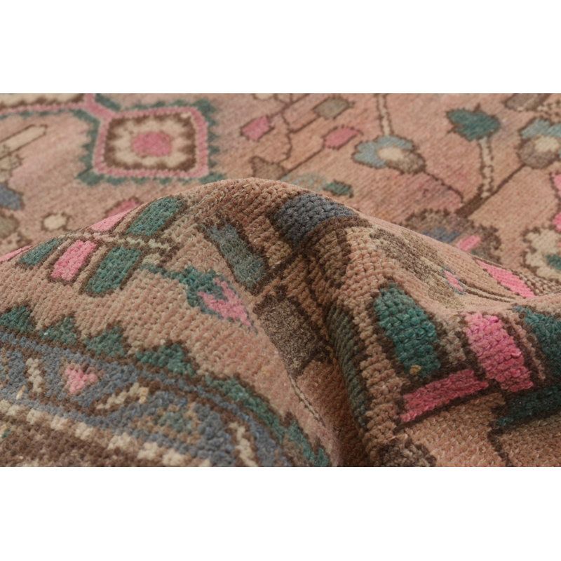 Tapis de couloir unique en laine 2 pi 9 po x 8 pi 11 po Aquene