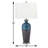 31'' Blue/Grey Table Lamp Set USB