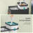 44.9 Gal Double Hamper With Lid, Dual Compartments, Removable Bags And Handles, Quick-Assembly Laundry Basket-1658490836