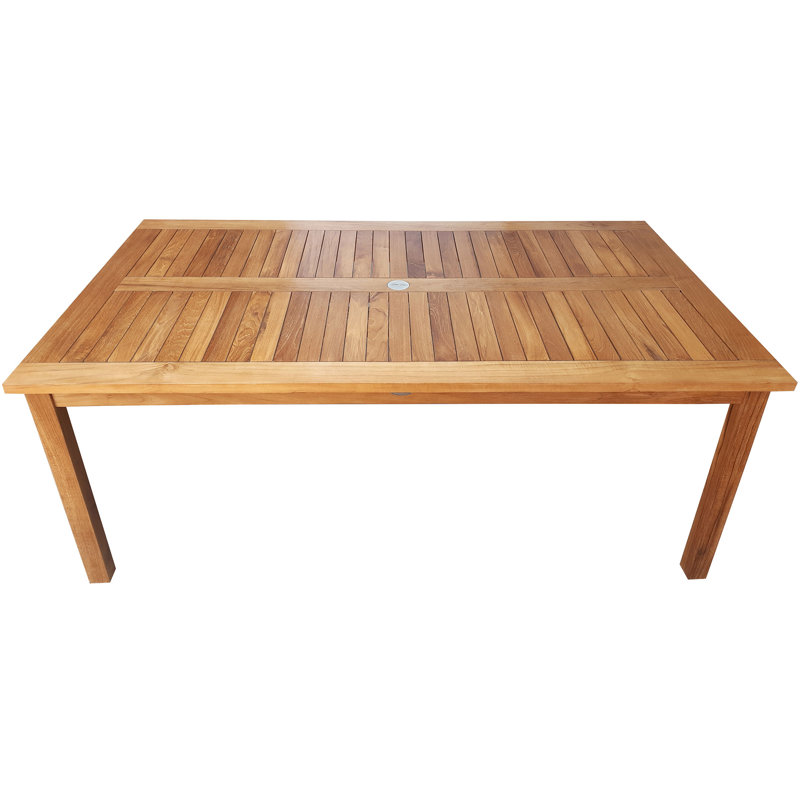 Outdoor 9 - Piece Teak Bistro Set with Cushions