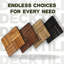 31cm L x 31cm W Solid Wood Interlocking Deck Deck Tile Kit-2110090923