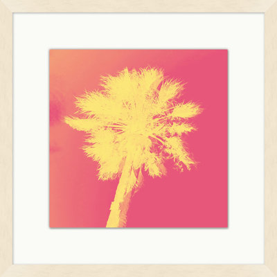 «Color Pop Palms 3» par Mat Sanders - impression d'un seul cadre photo sur papier