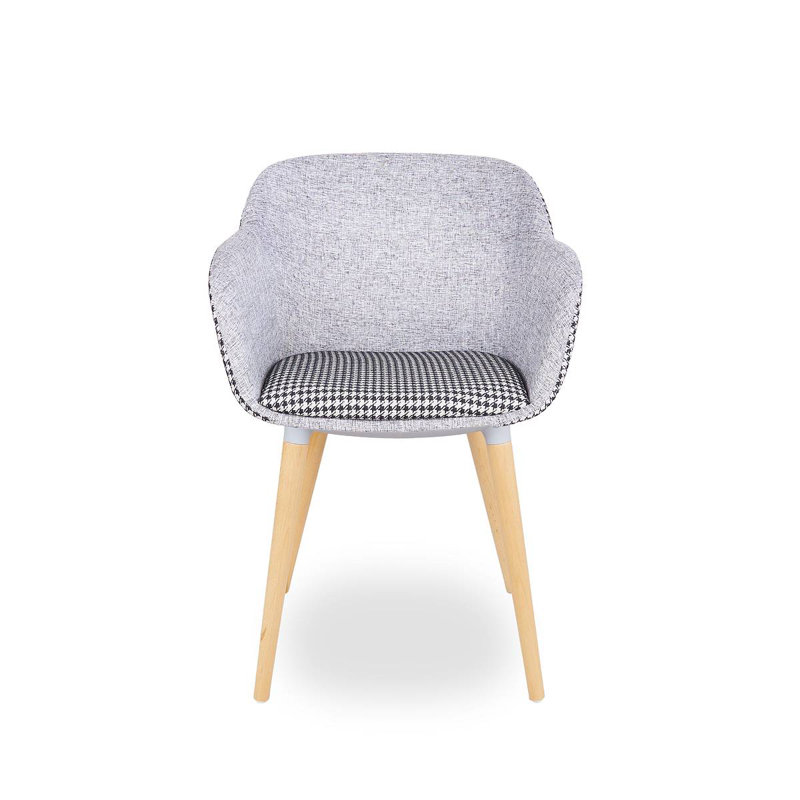 Redfield 43cm H Fabric Upholstered Armchair, Light Grey