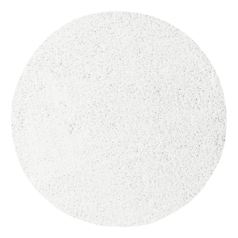 Tapis blanc neige , Rond 10 pi 2 po