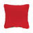 Christmas Brown Kitty Cat in Santa Hat on Red Background Petite Accent Hooked Throw Pillow