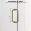 Cabine de douche d'angle à 90° sans cadre Nirvana, 107 cm (L) x 102 cm (P) x 203 cm (H), en verre clair facile à nettoyer de 10 mm d'épaisseur, finition bronze brossé-135874913-136404225
