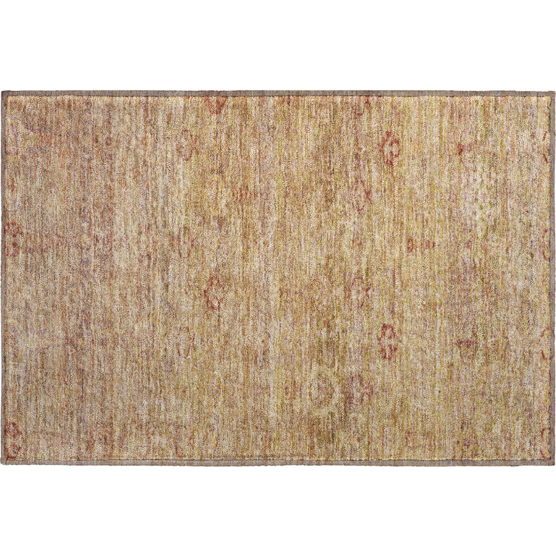 Premium Machine Washable Mayfield AMF2090 Global Rug, 2'3" x 7'6" Runner, Coral