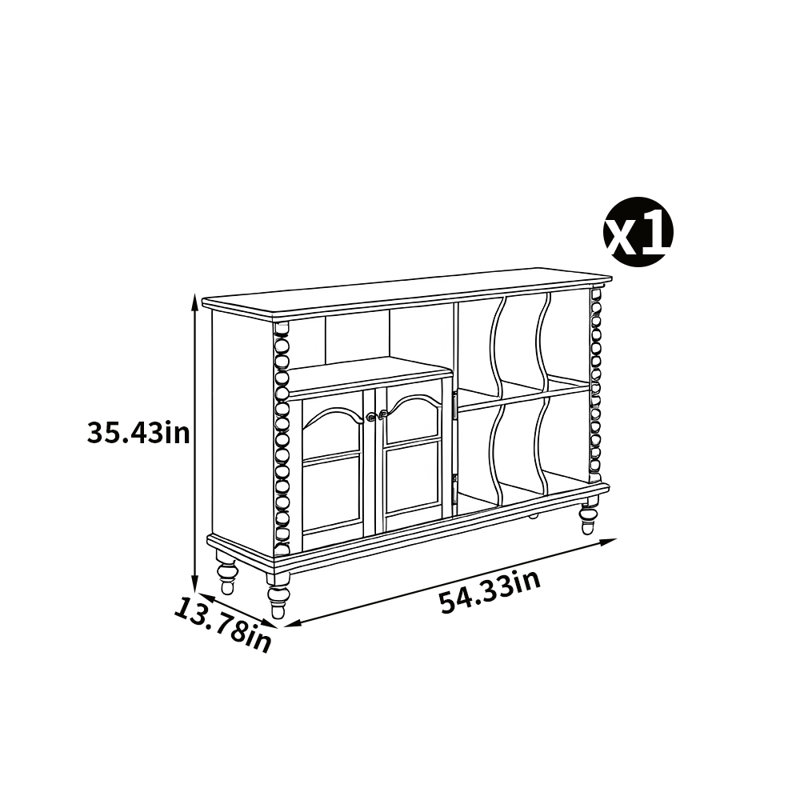 Modern minimalist style home bookcase, Black