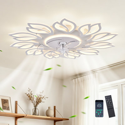 17.72cm Ceiling Fan with LED Lights