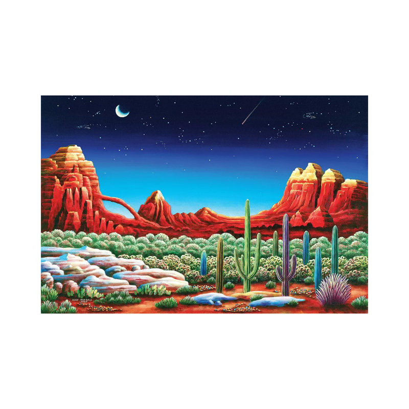 Red Rocks V by Andy Russell - Wrapped Canvas Print