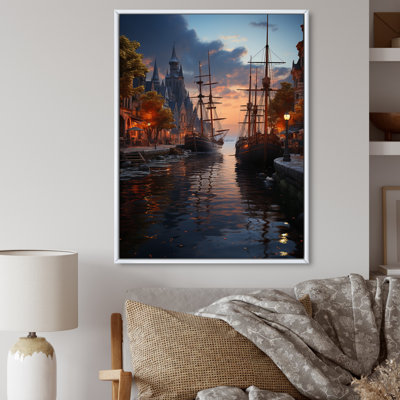 Helden, Allemagne, vue sur le port