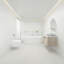 Ensemble de meuble-lavabo mural simple 30 po Nakima