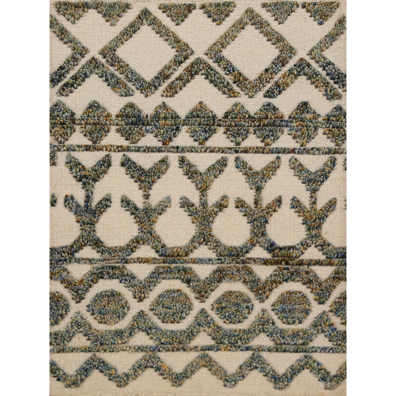 Geometric Moroccan Oriental Accent Rug 2x3