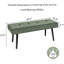 Banc rembourré 39,4 po Velours côtelé-1170276525