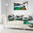 Clear Lake Pine Trees and Mountains Lumbar Pillow