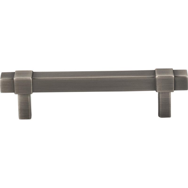 Zane Bar Pull, Brushed Pewter, 5 1/16"