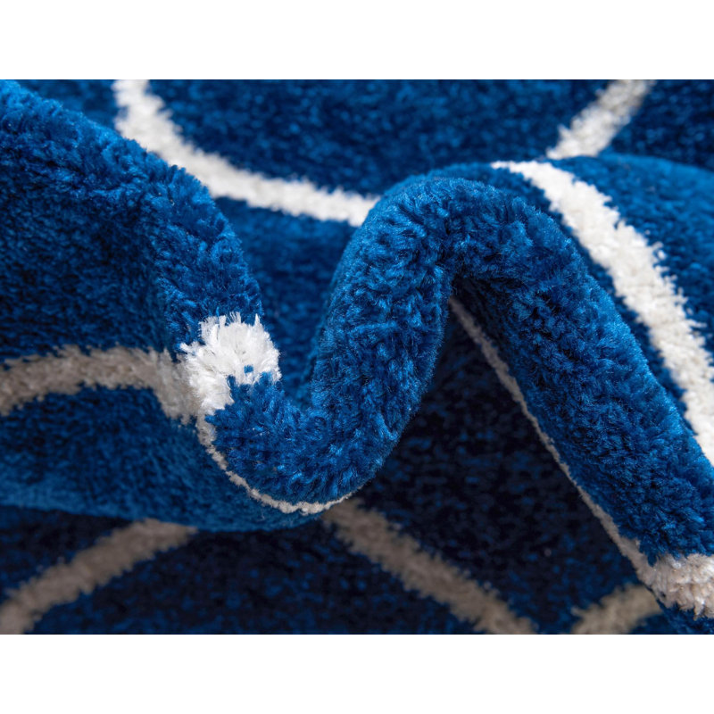 Llanet Geometric Indoor Rug, Rectangle 5'3" x 8'