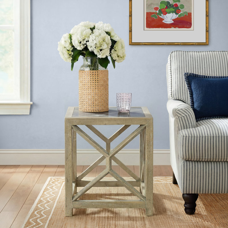 Surfrider Square End Table, Natural