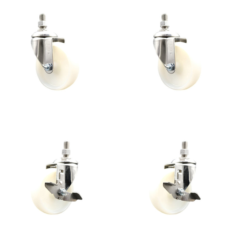4 Piece Nylon Caster Set