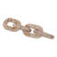 Sagebrook Home 14X3" 4-Link Marble Chain-1076745538