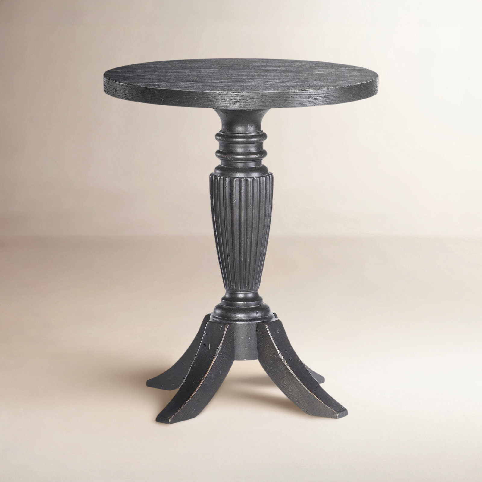 Country Living 20" End Table, Black