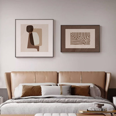 Modern Canvas Square Rectangular 2 Pieces Wall art set for Living Room Bedroom Kitchen & Dining
