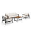 Ensemble de conversation avec canapé 4 pièces Townsend avec coussins Sunbrella®-634532171